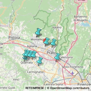 Mappa Via Natisone, 59100 Prato PO, Italia (6.76455)