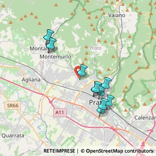 Mappa Via Natisone, 59100 Prato PO, Italia (3.85917)