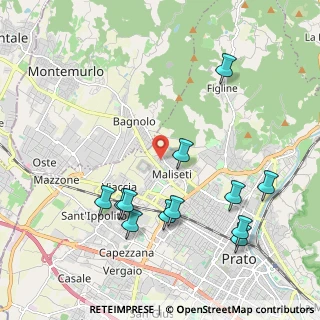 Mappa Via Natisone, 59100 Prato PO, Italia (2.30167)
