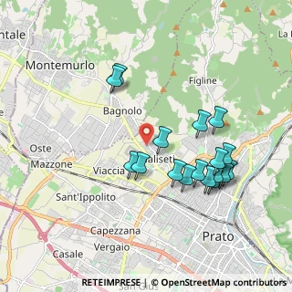 Mappa Via Natisone, 59100 Prato PO, Italia (1.89647)