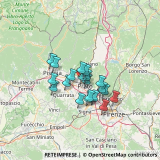 Mappa Via Natisone, 59100 Prato PO, Italia (10.003)