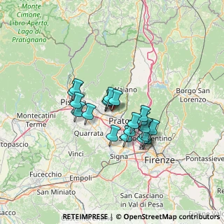 Mappa Via Natisone, 59100 Prato PO, Italia (10.068)