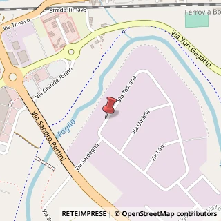 Mappa Via Toscana,  45, 61100 Pesaro, Pesaro e Urbino (Marche)