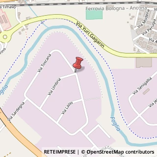 Mappa Via Umbria,  2, 61100 Pesaro, Pesaro e Urbino (Marche)