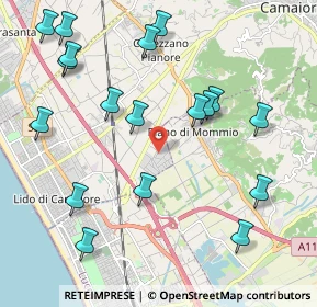 Mappa Via dei Carpentieri, 55041 Viareggio LU, Italia (2.44944)