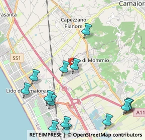 Mappa Via dei Carpentieri, 55041 Viareggio LU, Italia (2.81214)