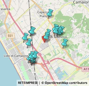 Mappa Via dei Carpentieri, 55041 Viareggio LU, Italia (1.614)