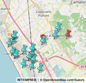 Mappa Via dei Carpentieri, 55041 Viareggio LU, Italia (2.3865)