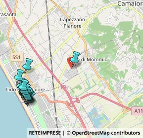 Mappa Via dei Carpentieri, 55041 Viareggio LU, Italia (3.0275)