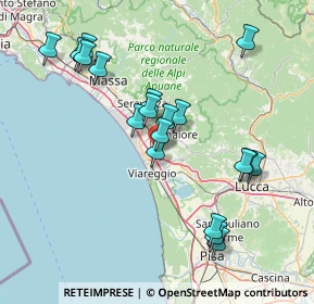 Mappa Via dei Carpentieri, 55041 Viareggio LU, Italia (15.56526)