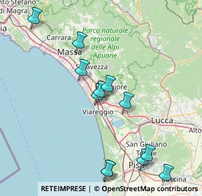 Mappa Via dei Carpentieri, 55041 Viareggio LU, Italia (17.4375)