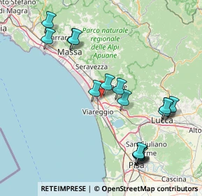 Mappa Via dei Carpentieri, 55041 Viareggio LU, Italia (17.96353)