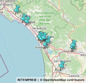 Mappa Via dei Carpentieri, 55041 Viareggio LU, Italia (12.85083)