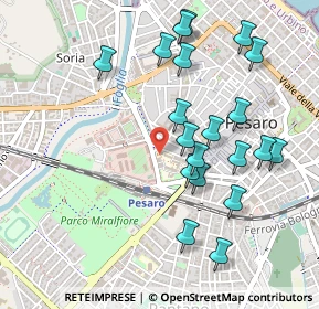 Mappa Piazzale Carlo Cinelli, 61121 Pesaro PU, Italia (0.517)