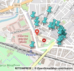 Mappa Piazzale Carlo Cinelli, 61121 Pesaro PU, Italia (0.2615)