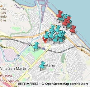 Mappa Piazzale Carlo Cinelli, 61121 Pesaro PU, Italia (0.836)
