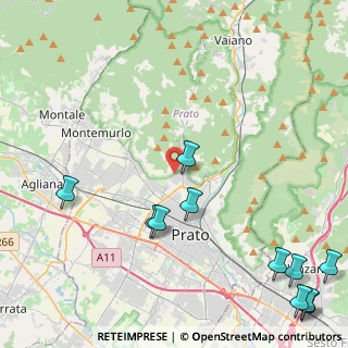Mappa Via di Galceti, 59100 Prato PO, Italia (6.39909)
