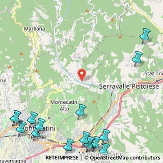 Mappa Via della Nievole, 51016 Montecatini Terme PT, Italia (3.82188)