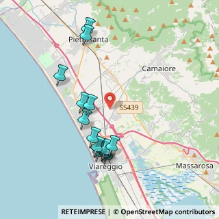 Mappa Via Bucine, 55041 Camaiore LU, Italia (4.03133)