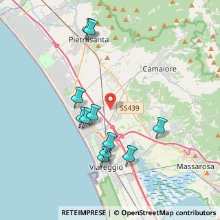Mappa Via Bucine, 55041 Camaiore LU, Italia (3.99545)