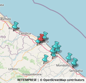 Mappa Viale A. Gramsci, 61100 Pesaro PU, Italia (14.91214)