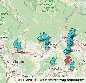 Mappa Via Dionisio Anzilotti, 51017 Pescia PT, Italia (16.31737)