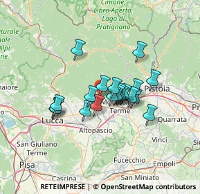 Mappa Via Antonio Nieri, 51017 Pescia PT, Italia (9.859)