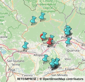 Mappa Via Antonio Nieri, 51017 Pescia PT, Italia (16.4455)