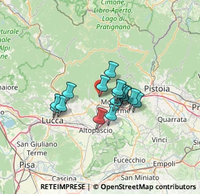 Mappa Via Antonio Nieri, 51017 Pescia PT, Italia (8.97188)