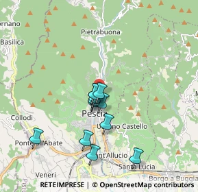 Mappa Via Antonio Nieri, 51017 Pescia PT, Italia (1.46417)