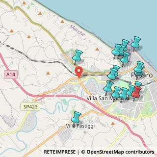 Mappa Via Sandro Pertini, 61100 Pesaro PU, Italia (2.57235)