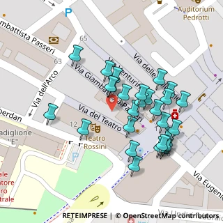 Mappa Via del Teatro, 61121 Pesaro PU, Italia (0.05714)