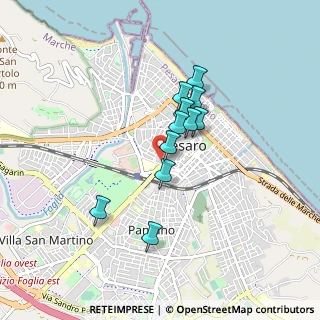 Mappa Via del Teatro, 61121 Pesaro PU, Italia (0.65364)