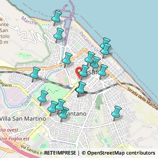 Mappa Via del Teatro, 61121 Pesaro PU, Italia (0.91647)