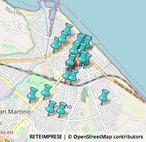 Mappa Via Abbati, 61121 Pesaro PU, Italia (0.68)
