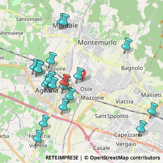 Mappa Via Silvio Pellico, 59013 Montemurlo PO, Italia (2.428)