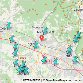 Mappa Via Silvio Pellico, 59013 Montemurlo PO, Italia (6.644)