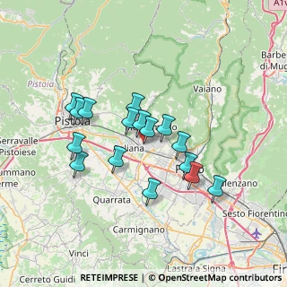 Mappa Via Silvio Pellico, 59013 Montemurlo PO, Italia (6.06688)
