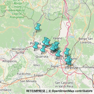 Mappa Via Silvio Pellico, 59013 Montemurlo PO, Italia (9.85462)