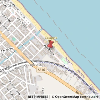 Mappa Viale Trieste, 45, 61121 Pesaro, Pesaro e Urbino (Marche)