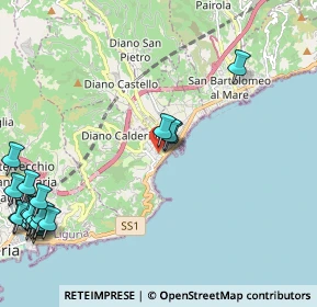 Mappa Via Silvio Bonfante, 18013 Diano Marina IM, Italia (3.228)