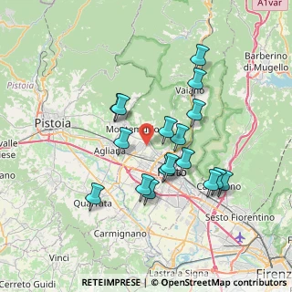 Mappa Via Masaccio, 59013 Montemurlo PO, Italia (6.69235)