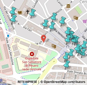 Mappa Via Guglielmo Oberdan, 61121 Pesaro PU, Italia (0.164)