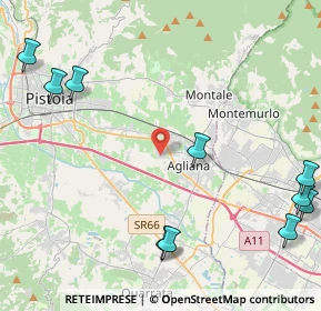 Mappa Via G. Nerucci, 51100 Pistoia PT, Italia (6.655)