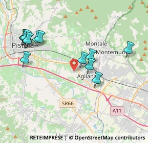 Mappa Via G. Nerucci, 51100 Pistoia PT, Italia (4.44923)