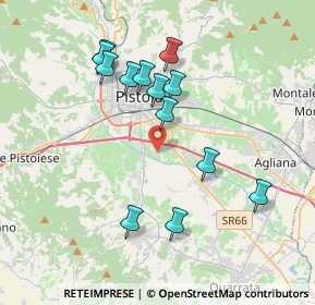 Mappa Via dell'Ombrone Vecchio, 51100 Pistoia PT, Italia (3.71538)