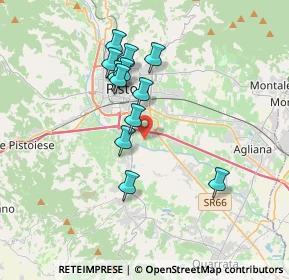 Mappa Via dell'Ombrone Vecchio, 51100 Pistoia PT, Italia (3.18167)