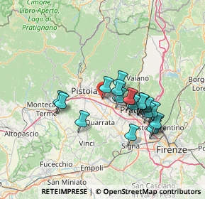 Mappa Via G. Nerucci, 51031 Agliana PT, Italia (11.9335)