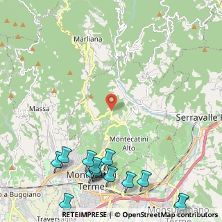 Mappa Via Mammianese, 51016 Montecatini Terme PT, Italia (3.38071)