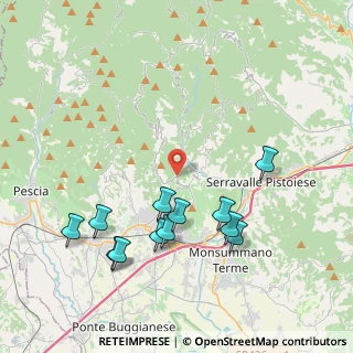 Mappa Via Mammianese, 51016 Montecatini Terme PT, Italia (4.4075)